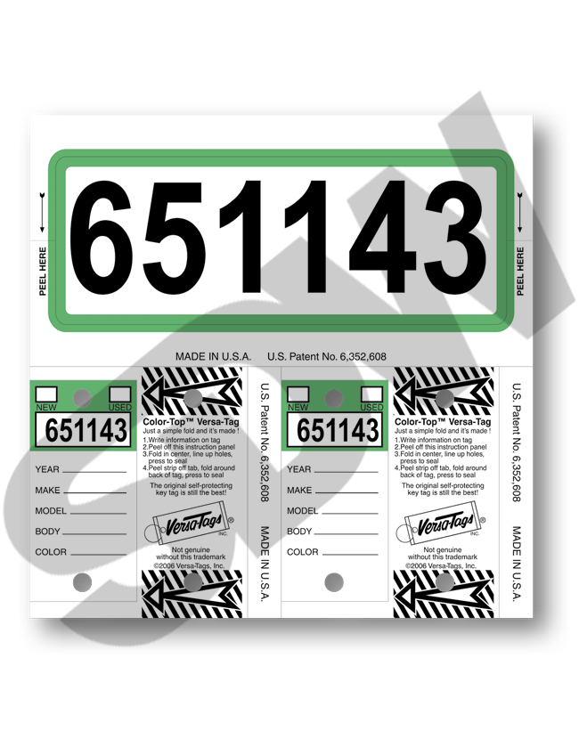 Key Tags: Consecu-Tags Versa Tags (125pk) #1-226 / #1-227 - Image 11