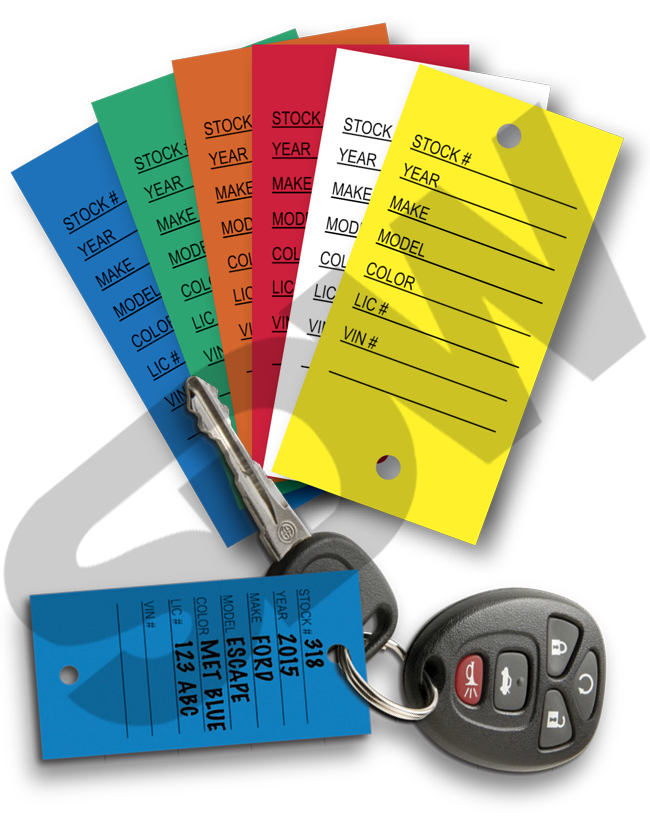 Key Tags: Versa Vinyl TUFF Tags (500ct) #1-248