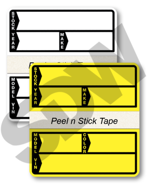 Stock Stickers: Versa Poly Stock Stickers (250pk) Form# 240