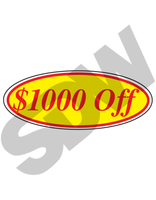 Oval Slogans: Yellow & Red Oval Slogans (12pk) #16-197-R - Image 3