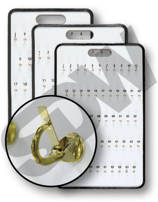 Key Boards: Versa Spring Hook Key Boards #1-6HK