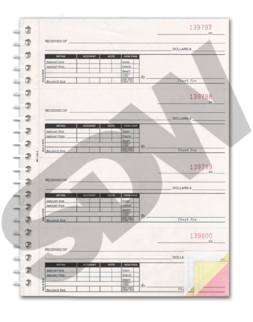 Cash Receipt Book #4-8040