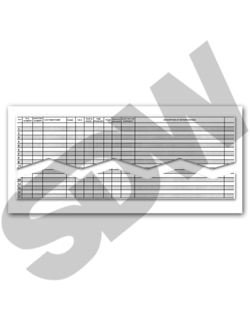 Route Sheets/Appointments (50ct) (Form #RS-57) #4-162
