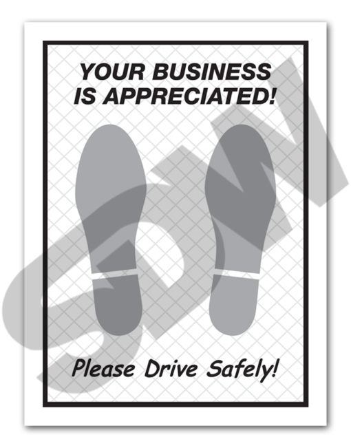 Floor Mats: Plastic Coated (500pk) #4-1271
