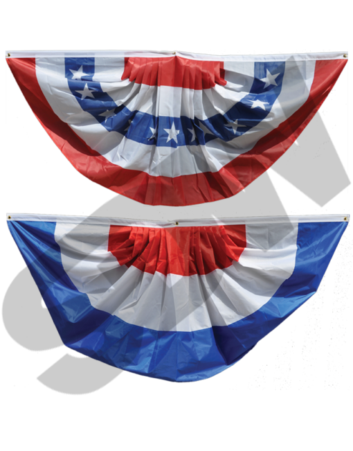 American Bunting Patriotic Pleated Fans 3' x 6' #16-960