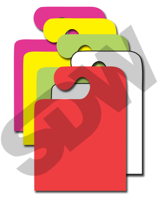 Hang Tags "Blank" J Hook (50pk) FORM 282-BL