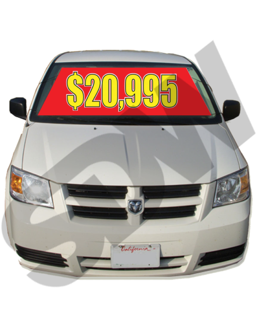 Bucko Banner Windshield Banner Numbers #4-101-120