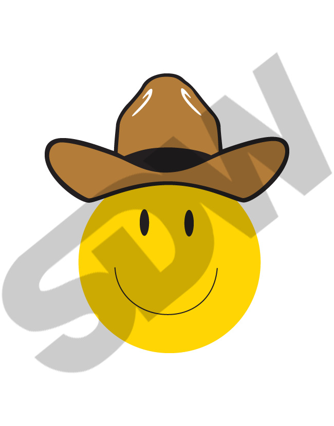 Cowboy Hat for Happy Face Decals 16-101 – SDW