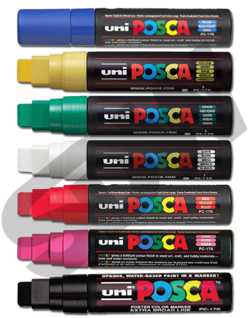 Uni Posca Large 5/8" Tip 4-4740