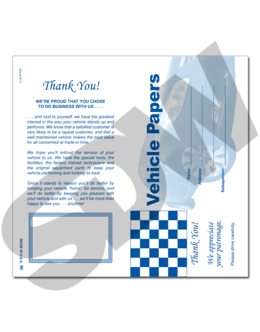 Vehicle Paper Document Holders 4-4711
