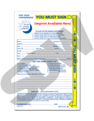 Night Drop Envelopes Yellow Highlight 4-7212