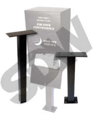 Night Drop Box Pedestal "POST" 4-7322 & 4-7321