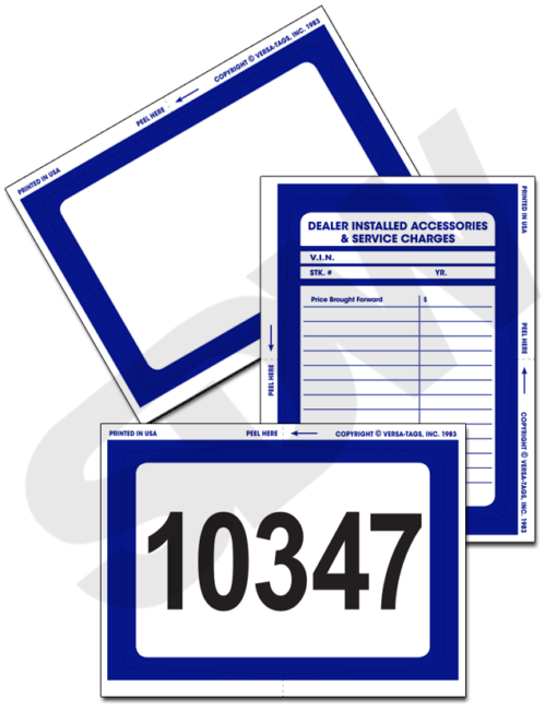 Dealer Add On Stickers